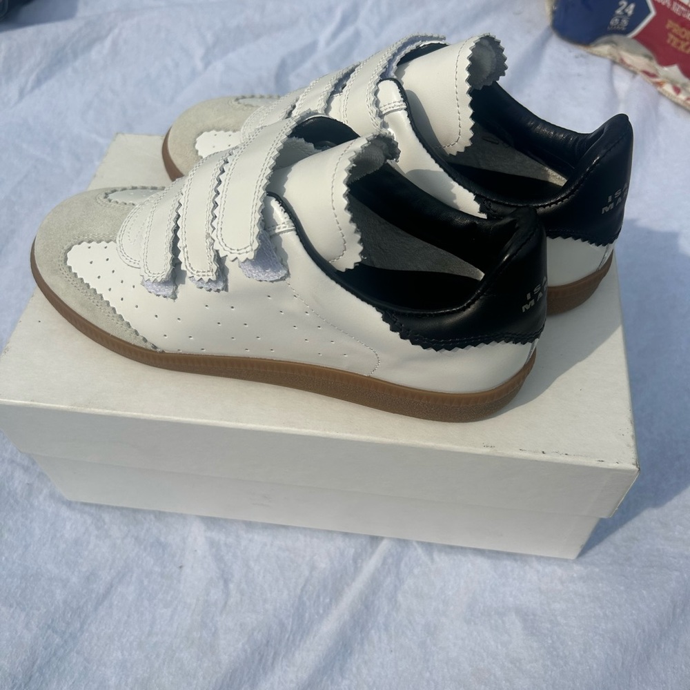 Isabel Marant White and Black Women's Shoes